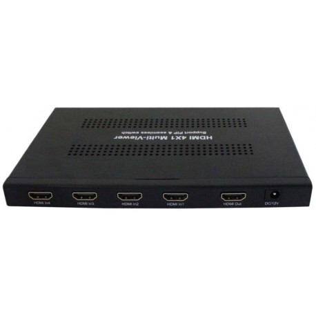 HDMI 4x1 Quad Multi-Viewer, Support PIP& Seamless Switch