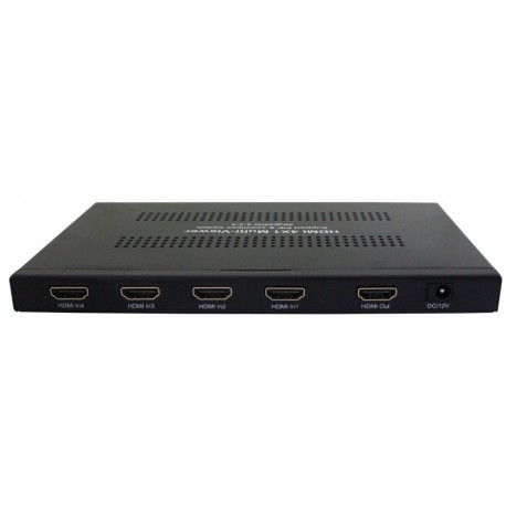 4K HDMI 4x1 Quad Multi-Viewer, Support PIP& Seamless Switch