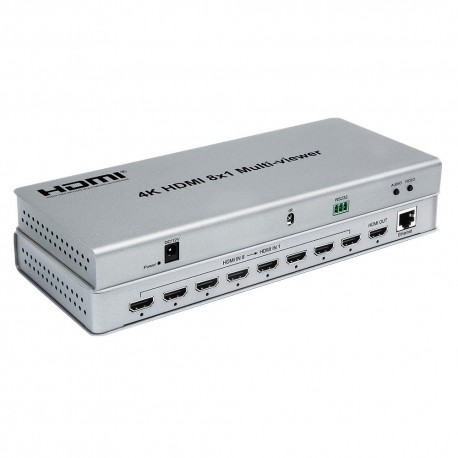 8x1 4K HDMI Multi Viewer with seamless switching