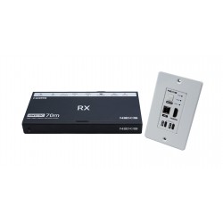 HDBaseT 70M with USB-C/HDMI & KVM Function Wall Plate