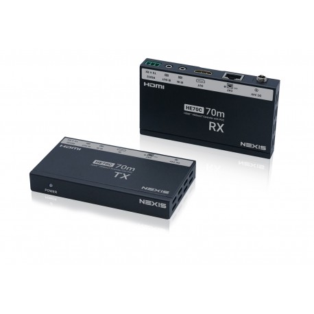 70m HDBaseT HDMI Extender via Single CAT5e/6 with POC Support